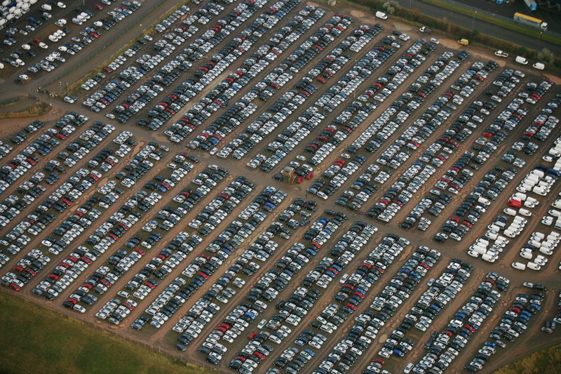 Illustration for article titled Where Are Automakers Stashing Unsold Cars?